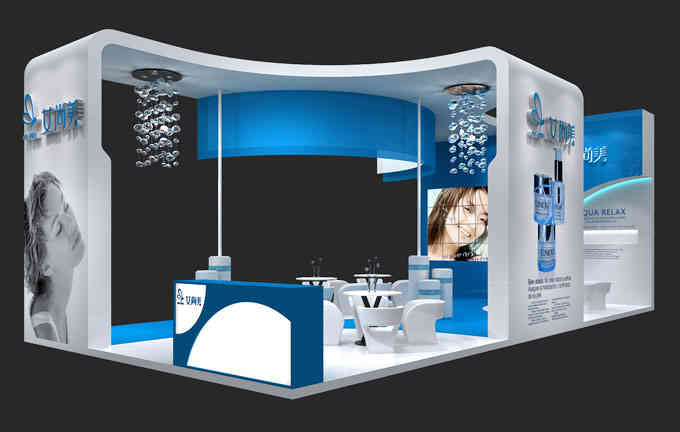 艾美尚特裝展臺(tái)美博會(huì)廣州廣交會(huì)展會(huì)設(shè)計(jì)搭建