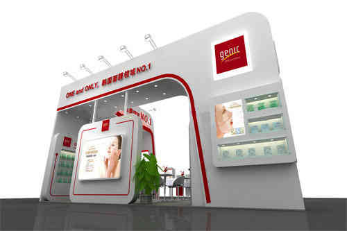 廣州展臺搭建設(shè)計詹尼克化妝品南京美博會 廣州展會設(shè)計搭建 廣州展臺搭建設(shè)計詹尼克化妝品南京美博會 廣州展會設(shè)計搭建