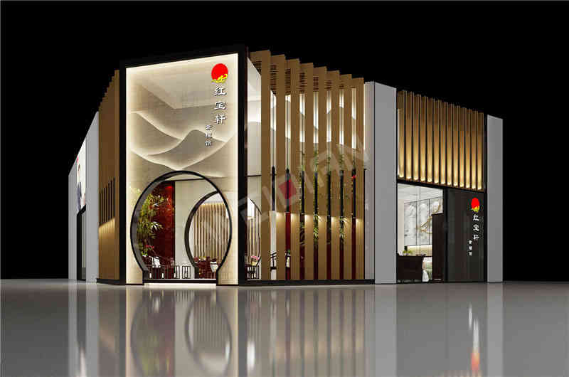 紅寶軒深圳國際家具展展覽深圳展臺設(shè)計搭建