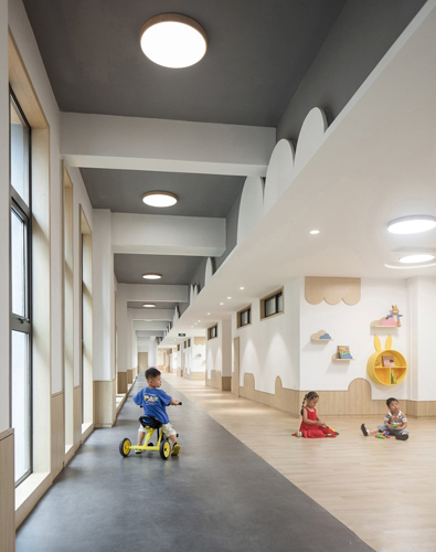 廣州設(shè)計裝修公司洞頭區(qū)靈昆幼兒園裝飾設(shè)計案例
