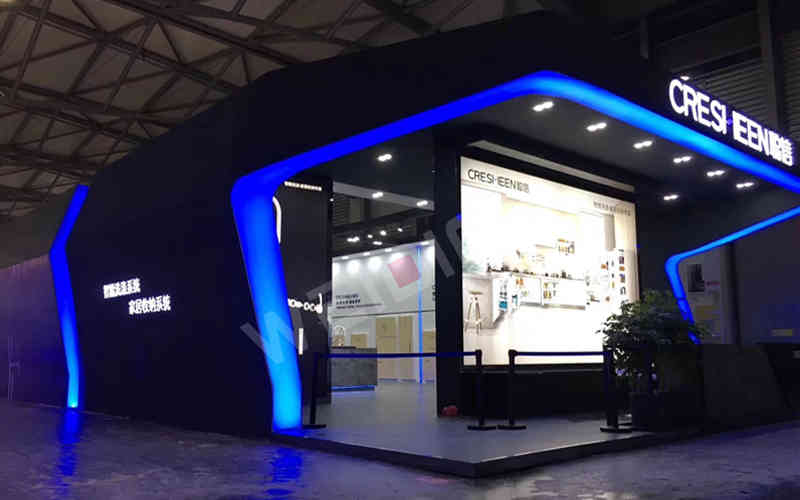 廣州展臺裝修公司設(shè)計聰信智能上海國際綠色廚房衛(wèi)浴展覽會廣州展臺裝修設(shè)計