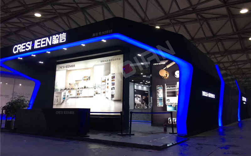 廣州展臺(tái)裝修公司設(shè)計(jì)聰信智能上海國際綠色廚房衛(wèi)浴展覽會(huì)廣州展臺(tái)裝修設(shè)計(jì)