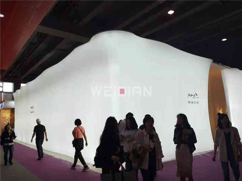 廣州展臺設(shè)計公司搭建鉑晶藝術(shù)上海國際尚品家居及室內(nèi)裝飾廣州展覽會展臺搭建