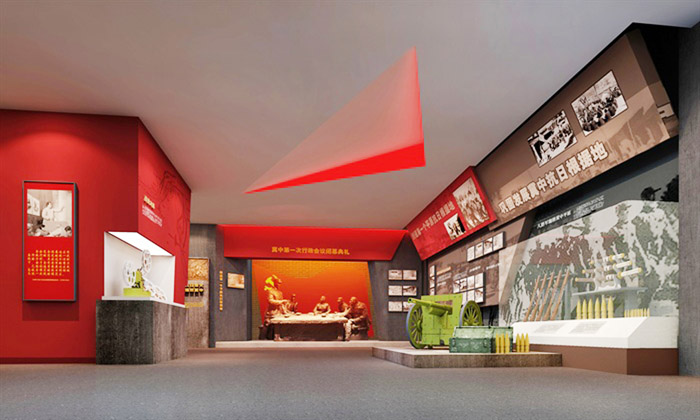 廣東湛江企業黨建展廳裝修，廣東企業黨建展館裝修設計、廣東企業黨建文化設計（三）