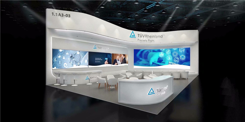 華為技術(shù)有限公司參展廣州會(huì)展中心展覽設(shè)計(jì)展臺(tái)搭建3